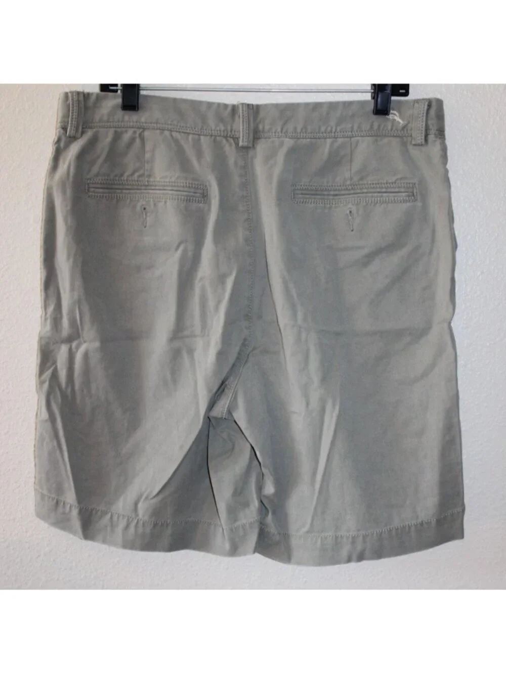 Tommy Bahama Mens Green Khaki Cotton Blend Shorts 34